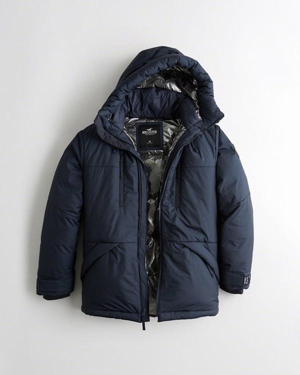 Hollister down blend clearance parka